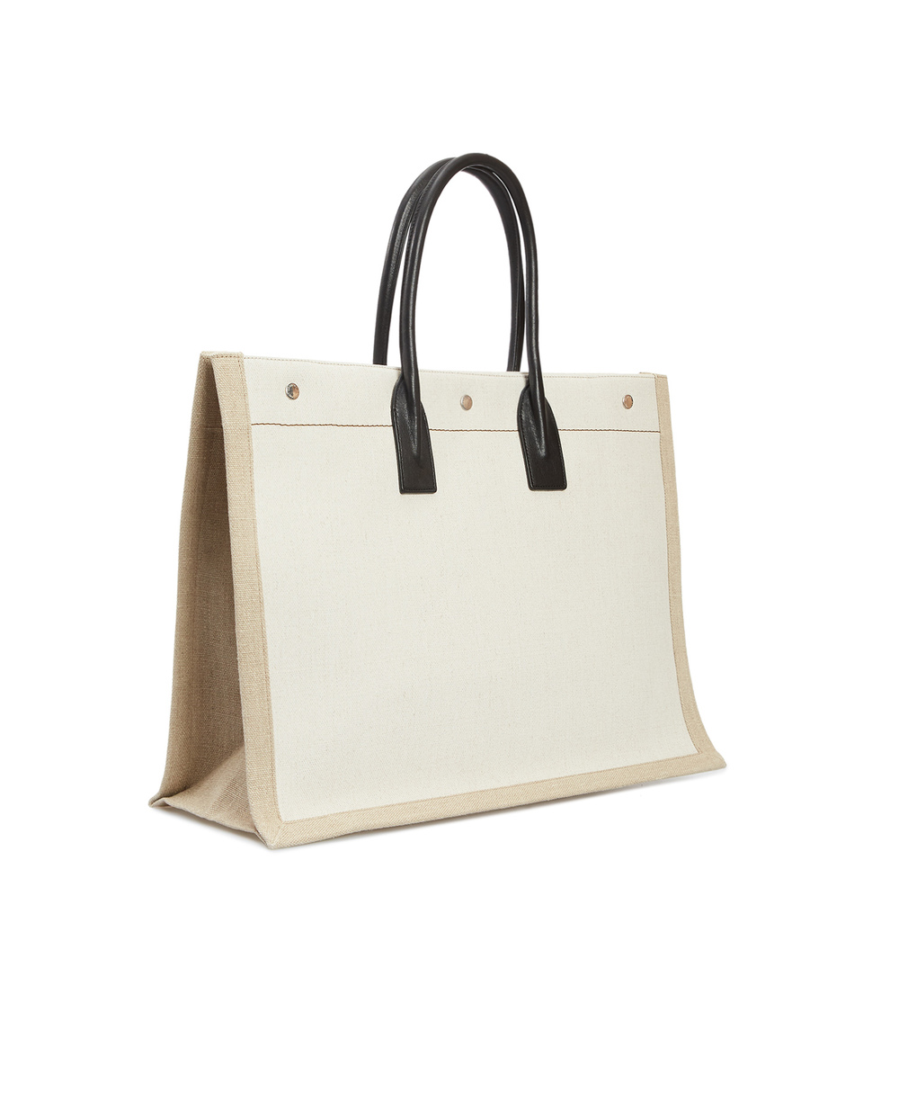 Льняная сумка Noe large Saint Laurent 509415-9J52E, белый цвет • Купить в интернет-магазине Kameron
