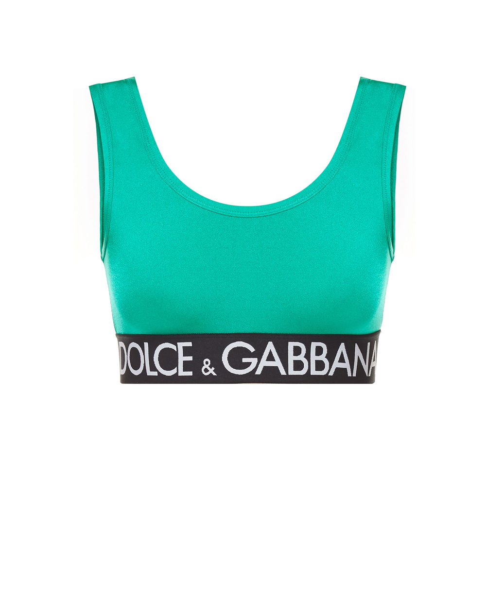 Топ Dolce&Gabbana F75H7T-FUGLG, зеленый цвет • Купить в интернет-магазине Kameron