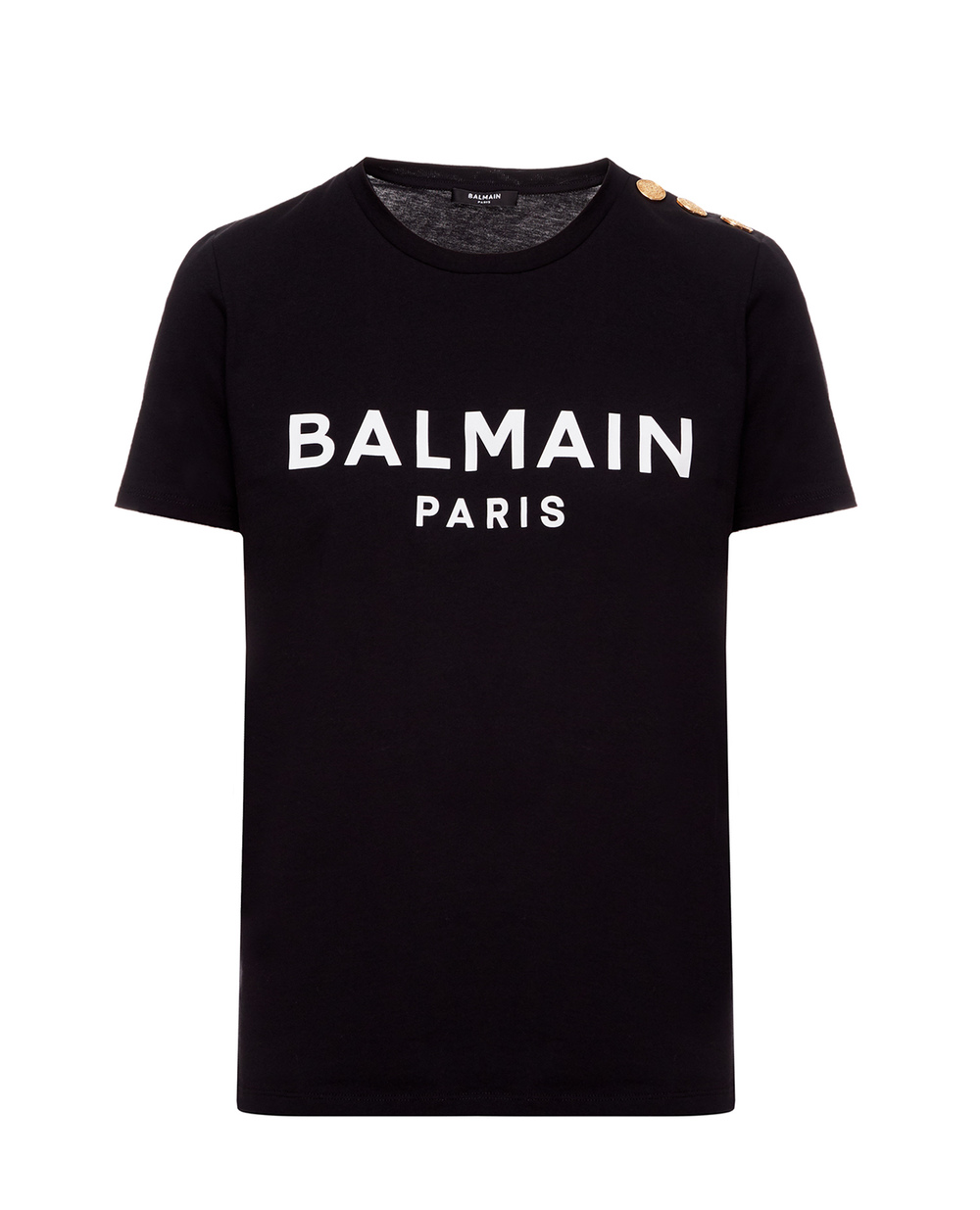 Футболка Balmain XF1EF005BB02, чорний колір • Купити в інтернет-магазині Kameron