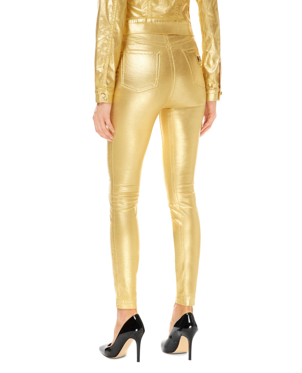 Джинсы Dolce&Gabbana FTBXHD-G900T, золотой цвет • Купить в интернет-магазине Kameron