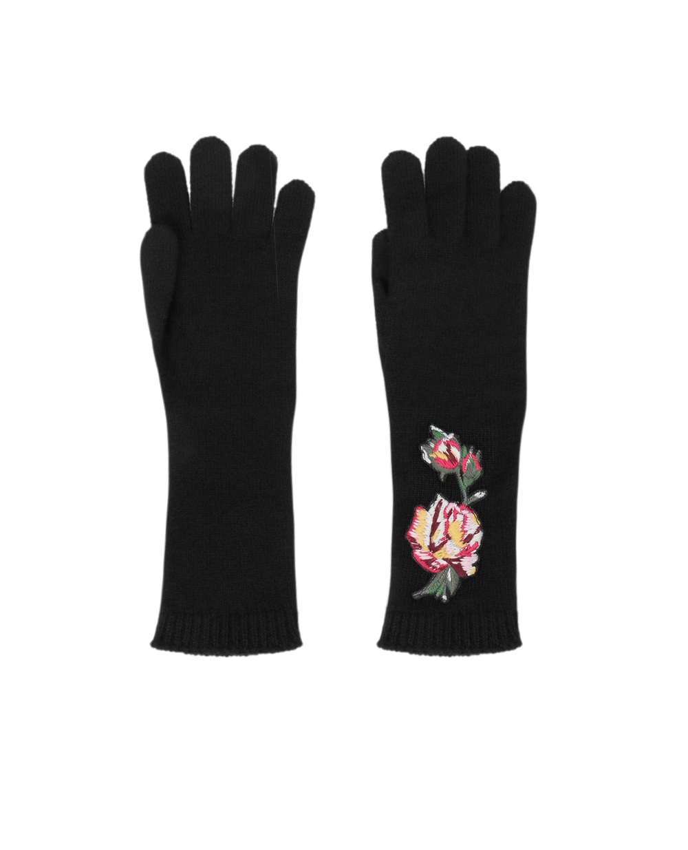 Вовняні рукавички Dolce&Gabbana LB6A33-LK5V0, чорний колір • Купити в інтернет-магазині Kameron