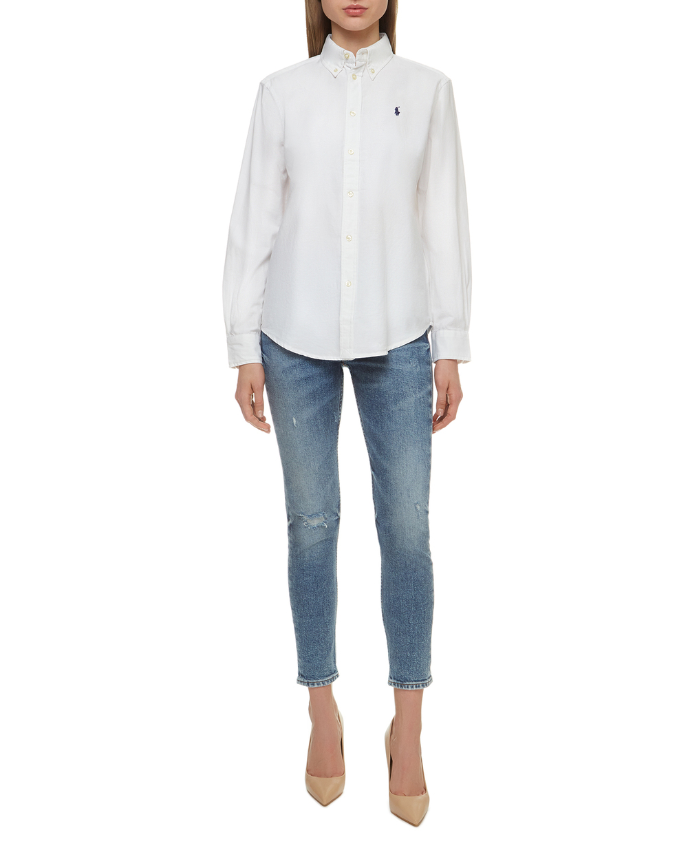 Сорочка Polo Ralph Lauren 211800691001, білий колір • Купити в інтернет-магазині Kameron