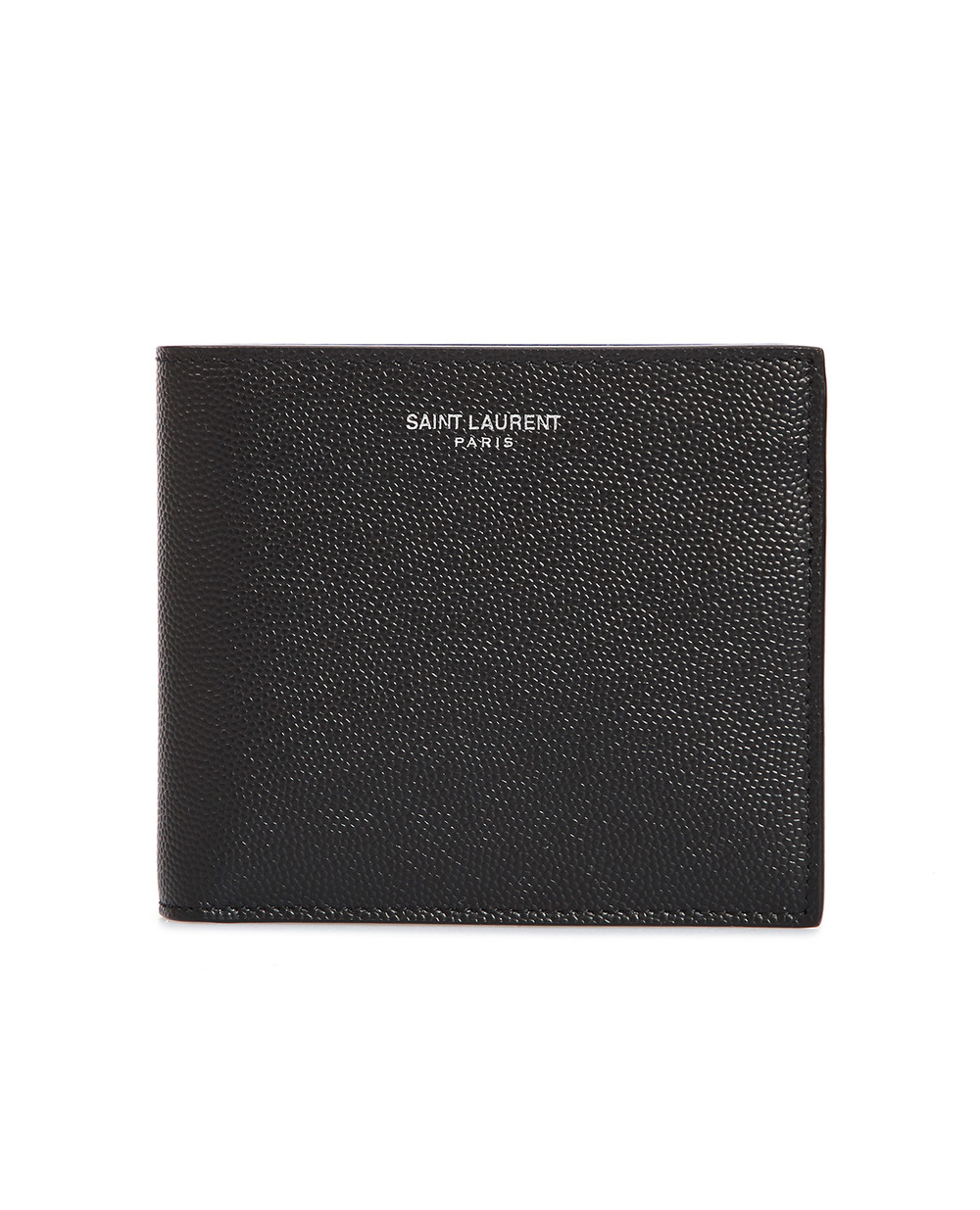 Шкіряний гаманець Saint Laurent 396303-BTY0N-, чорний колір • Купити в інтернет-магазині Kameron