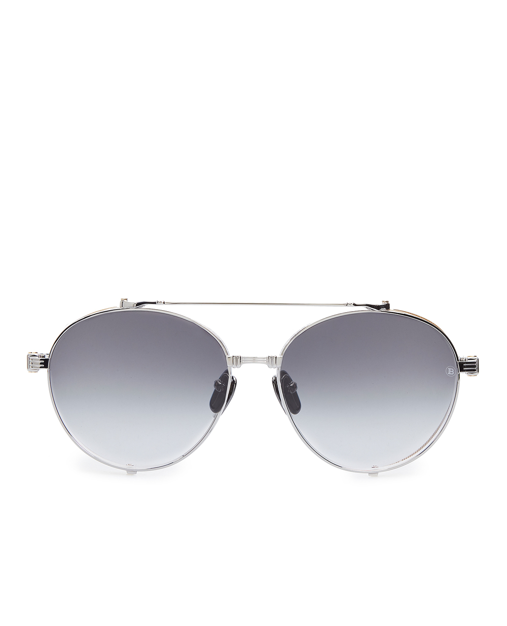 Солнцезащитные очки Balmain BPS-111B-60, серебряный цвет • Купить в интернет-магазине Kameron