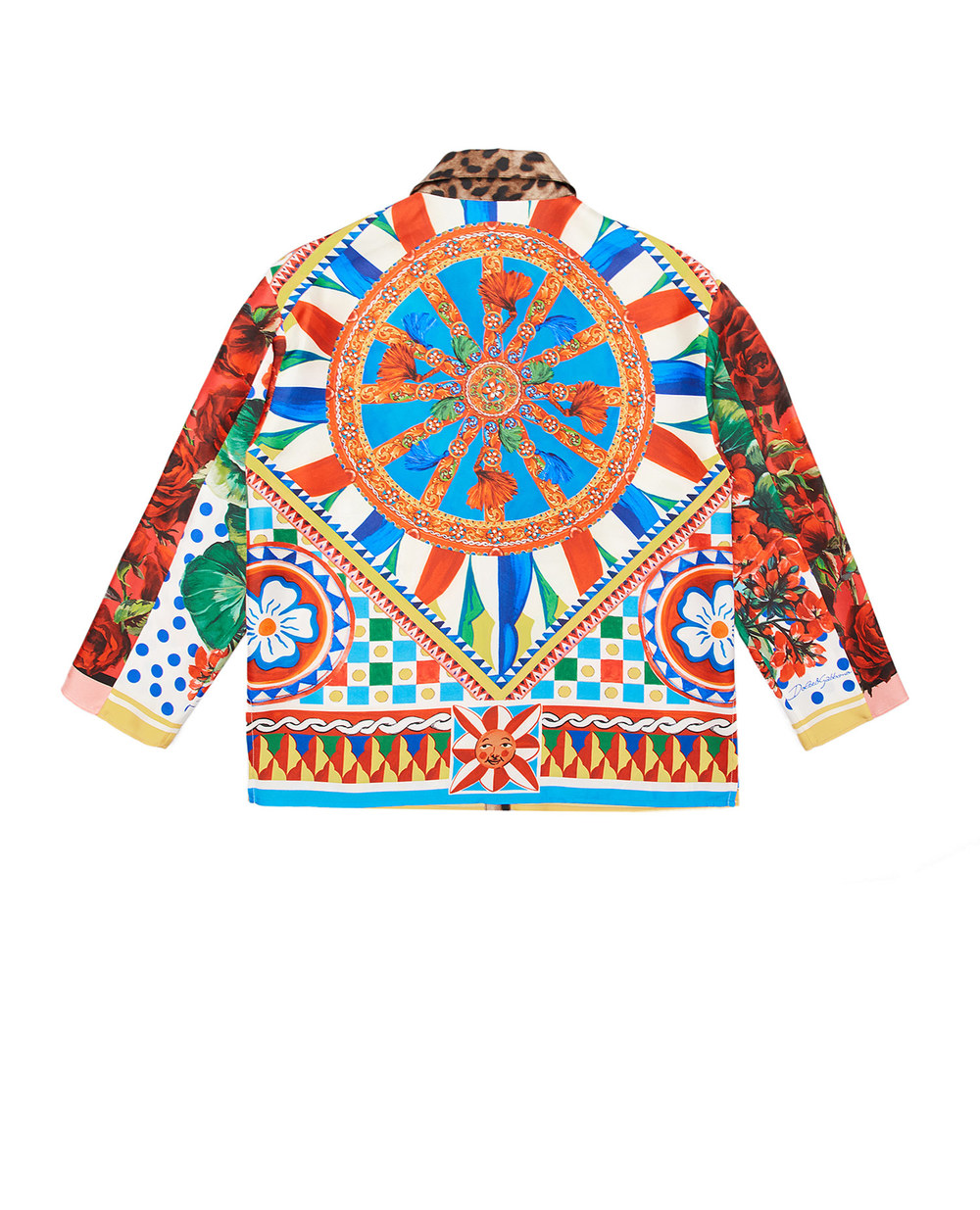 Детская блуза Dolce&Gabbana Kids L55S18-G7YSF-S, разноцветный цвет • Купить в интернет-магазине Kameron