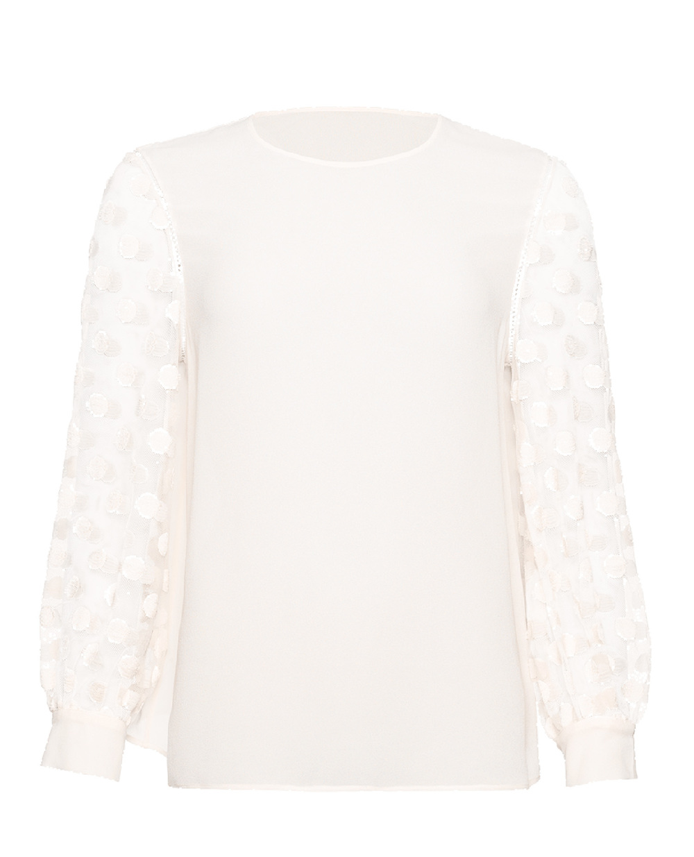 Блуза SOUFFLE ERES 272219, білий колір • Купити в інтернет-магазині Kameron