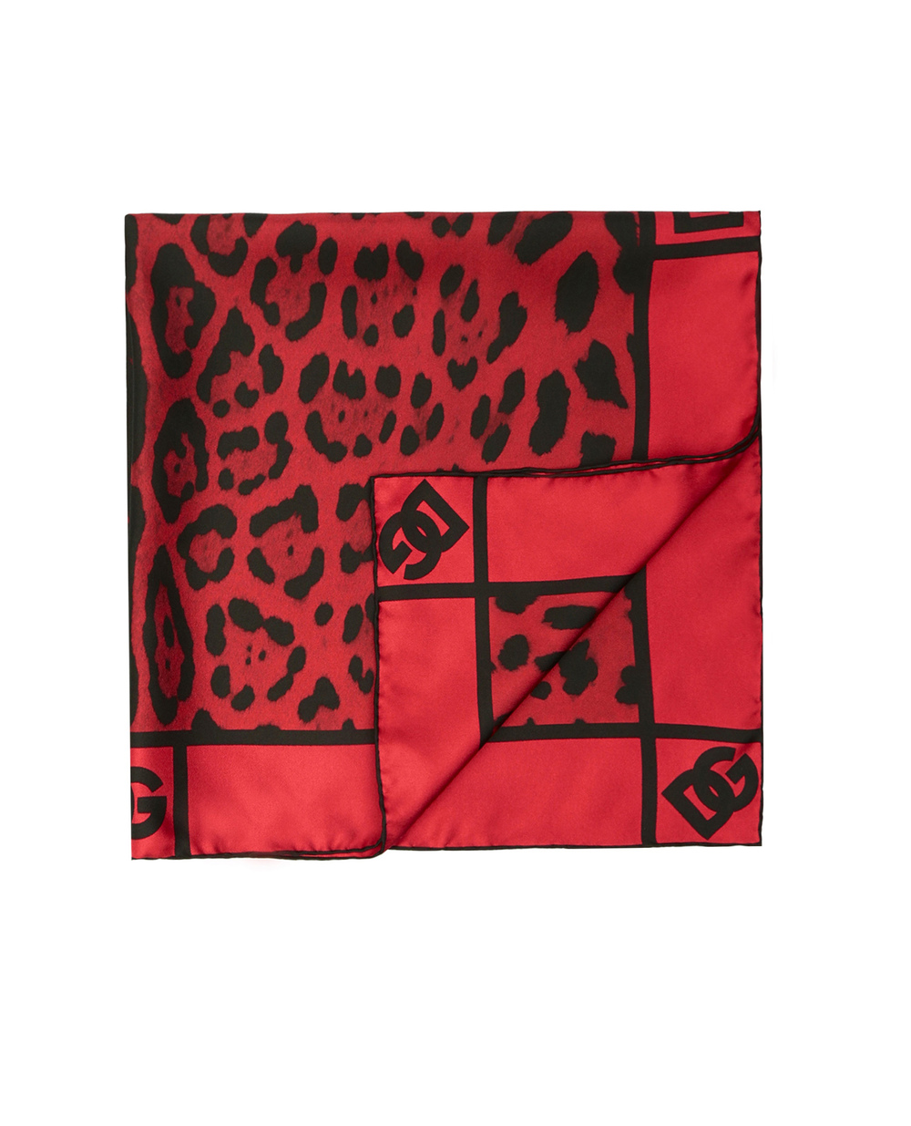 шовкова хустинка Dolce&Gabbana FN092R-G0TGK, красный колір • Купити в інтернет-магазині Kameron