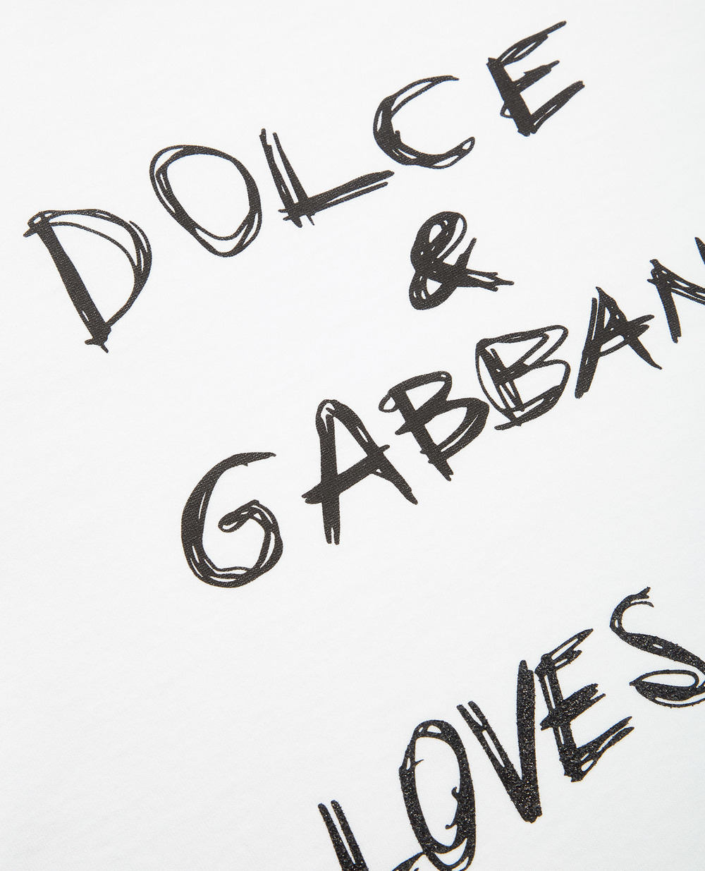Футболка Dolce&Gabbana Kids L5JTAZ-G7XEA-B-, белый цвет • Купить в интернет-магазине Kameron