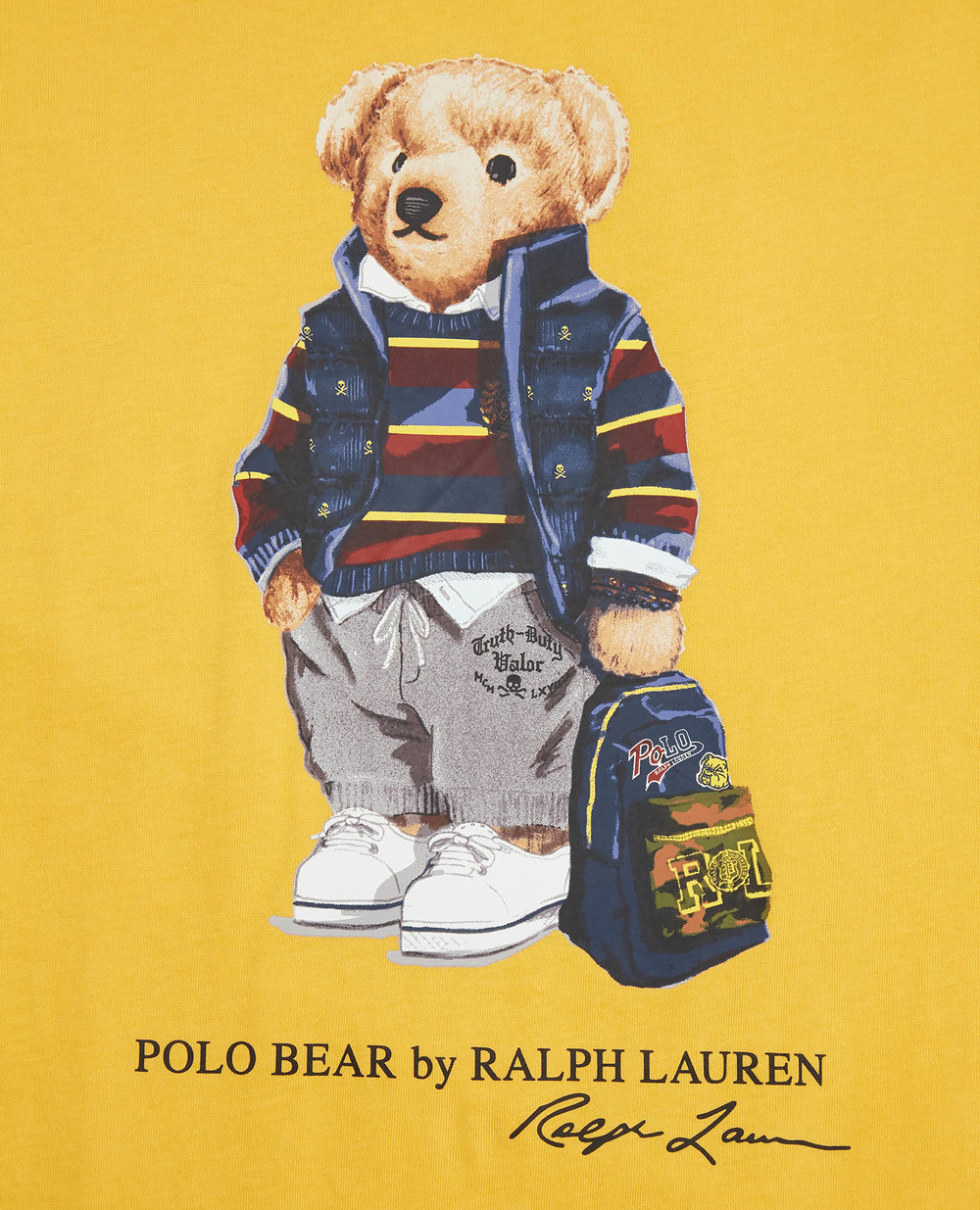 Футболка Polo Ralph Lauren Kids 323799045001, желтый цвет • Купить в интернет-магазине Kameron
