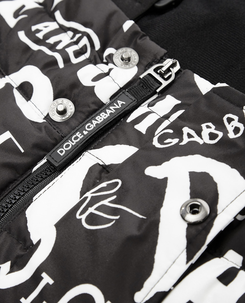 Пухові штани Dolce&Gabbana Kids L4JPZ8-FSSES-S, чорний колір • Купити в інтернет-магазині Kameron