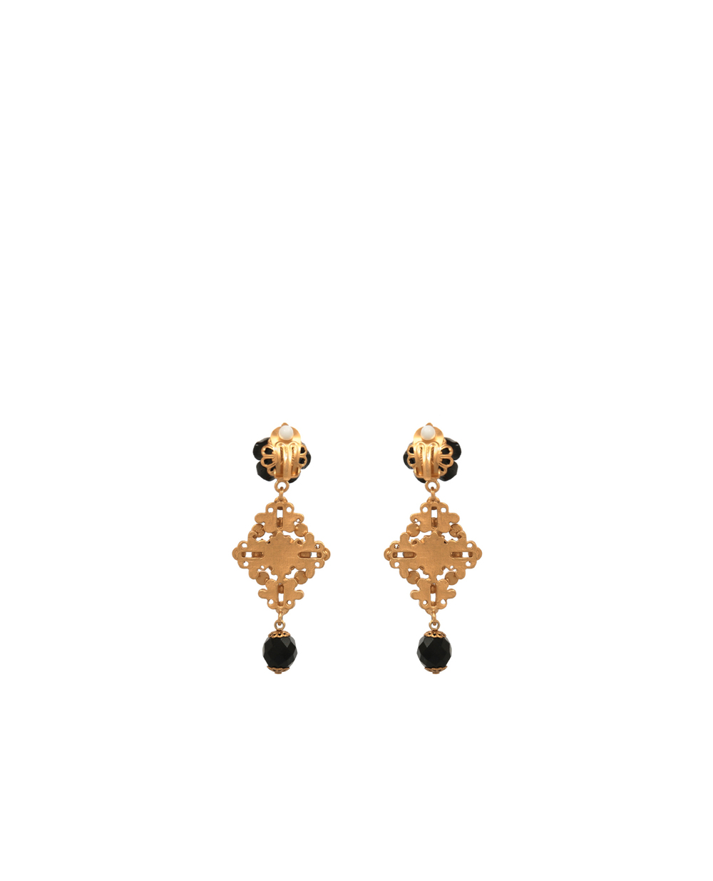 Кліпси Dolce&Gabbana WEM8S6-W1111, золотий колір • Купити в інтернет-магазині Kameron