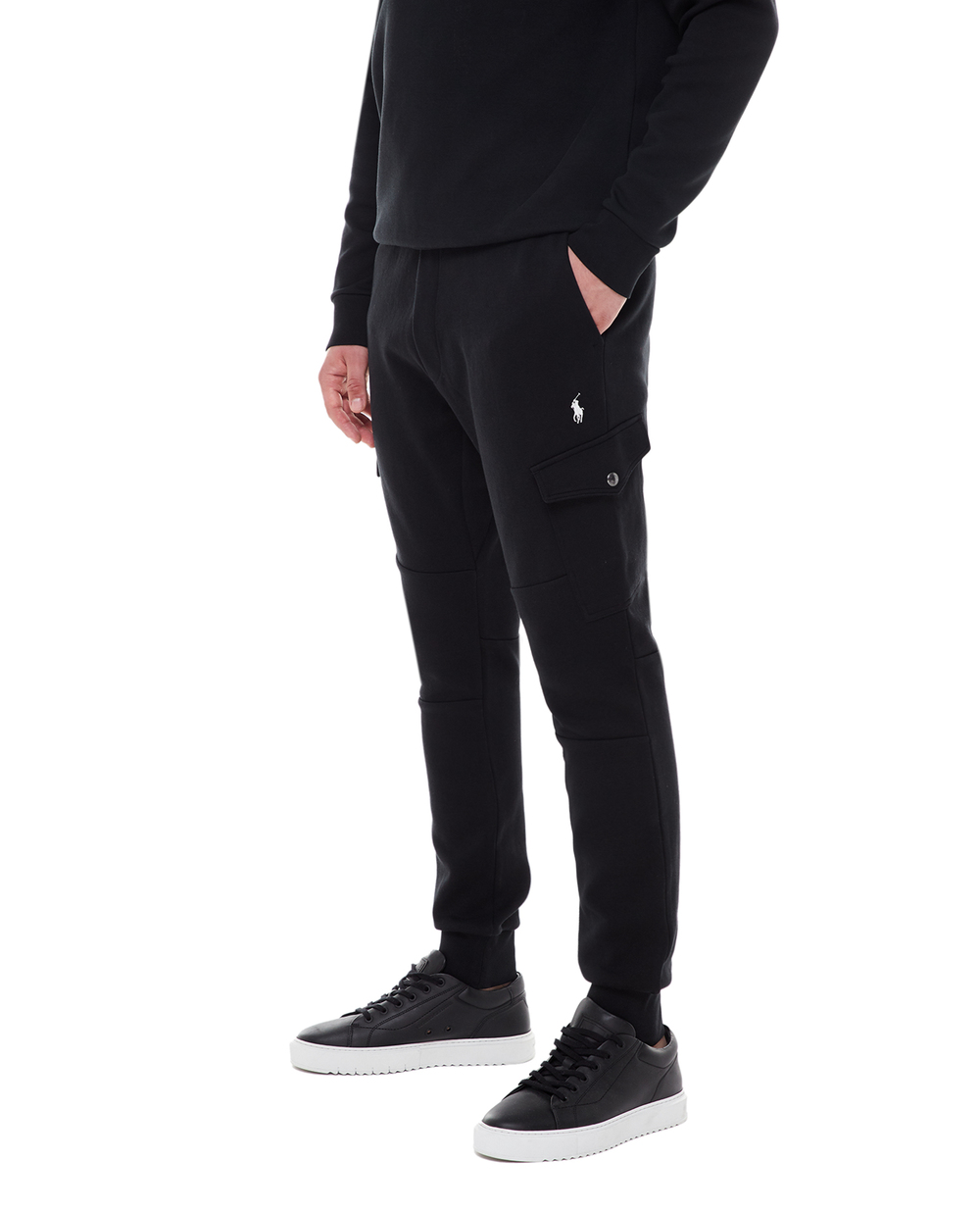 Спортивні штани (костюм) Polo Ralph Lauren 710881522004, чорний колір • Купити в інтернет-магазині Kameron