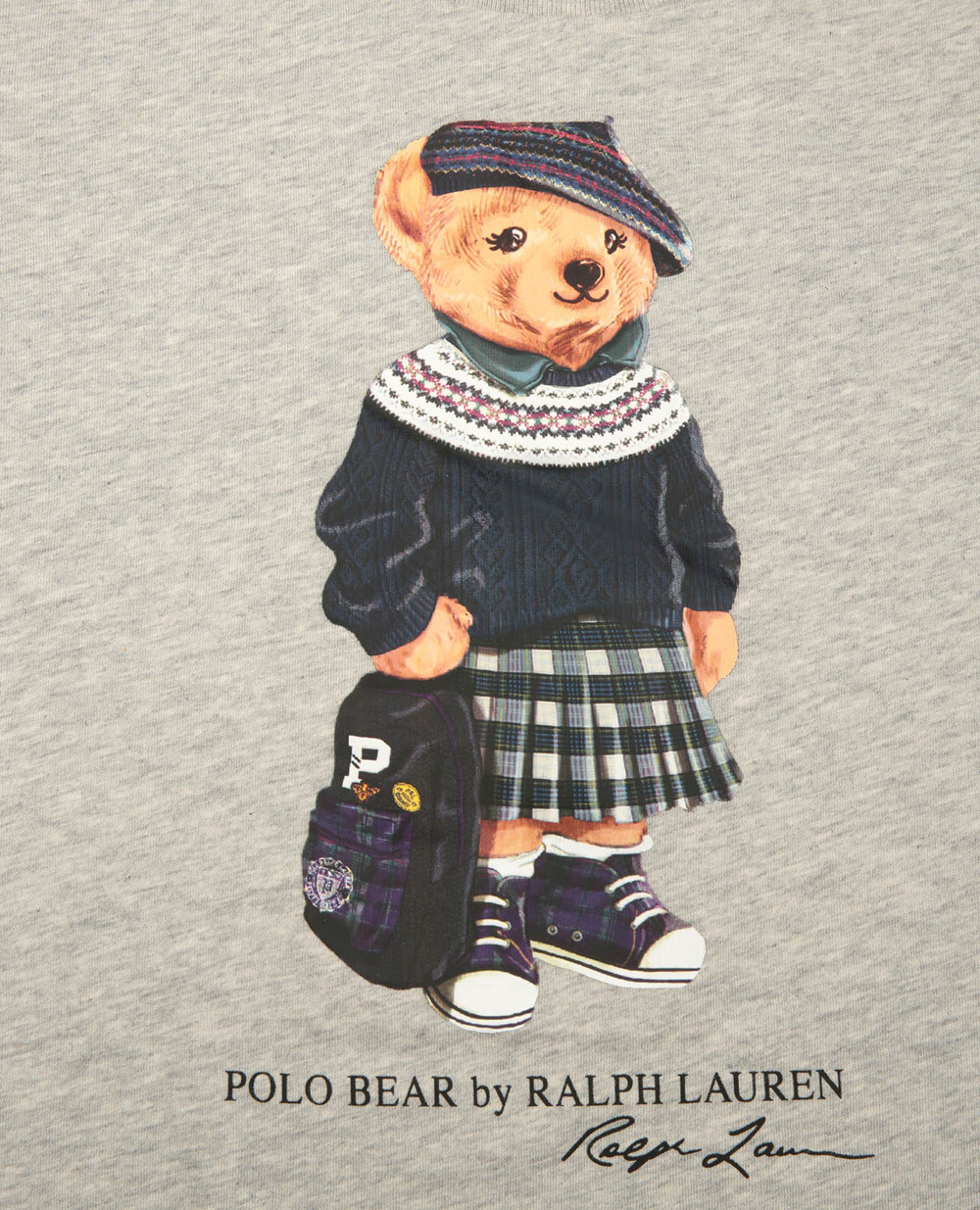 Футболка Polo Ralph Lauren Kids 313802624001, сірий колір • Купити в інтернет-магазині Kameron