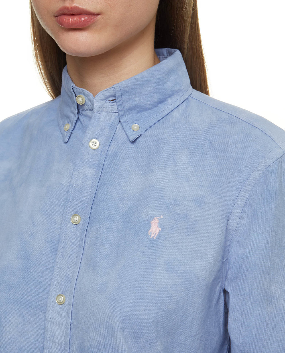 Рубашка Polo Ralph Lauren 211800691002, голубой цвет • Купить в интернет-магазине Kameron