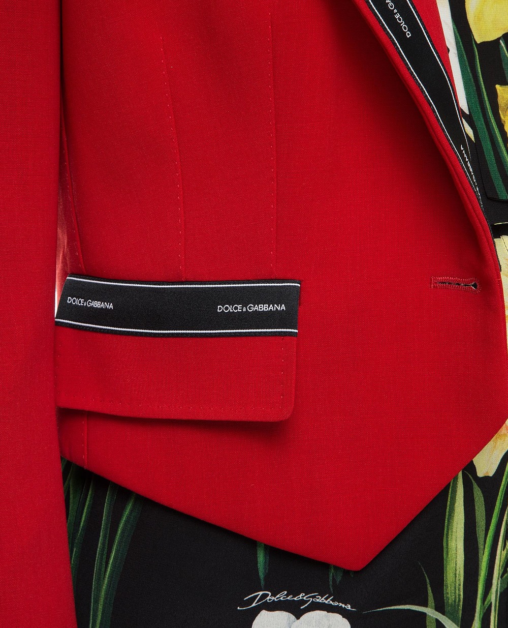 Шерстяной жакет Dolce&Gabbana F293IT-FU2RM, красный цвет • Купить в интернет-магазине Kameron