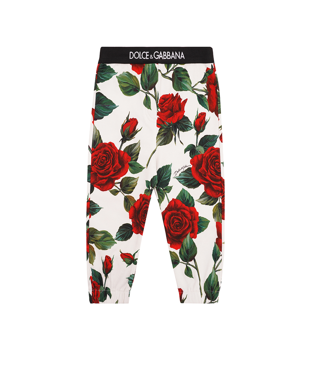 Детские спортивные брюки (костюм) Dolce&Gabbana Kids L2JPC4-FSG7Q, белый цвет • Купить в интернет-магазине Kameron