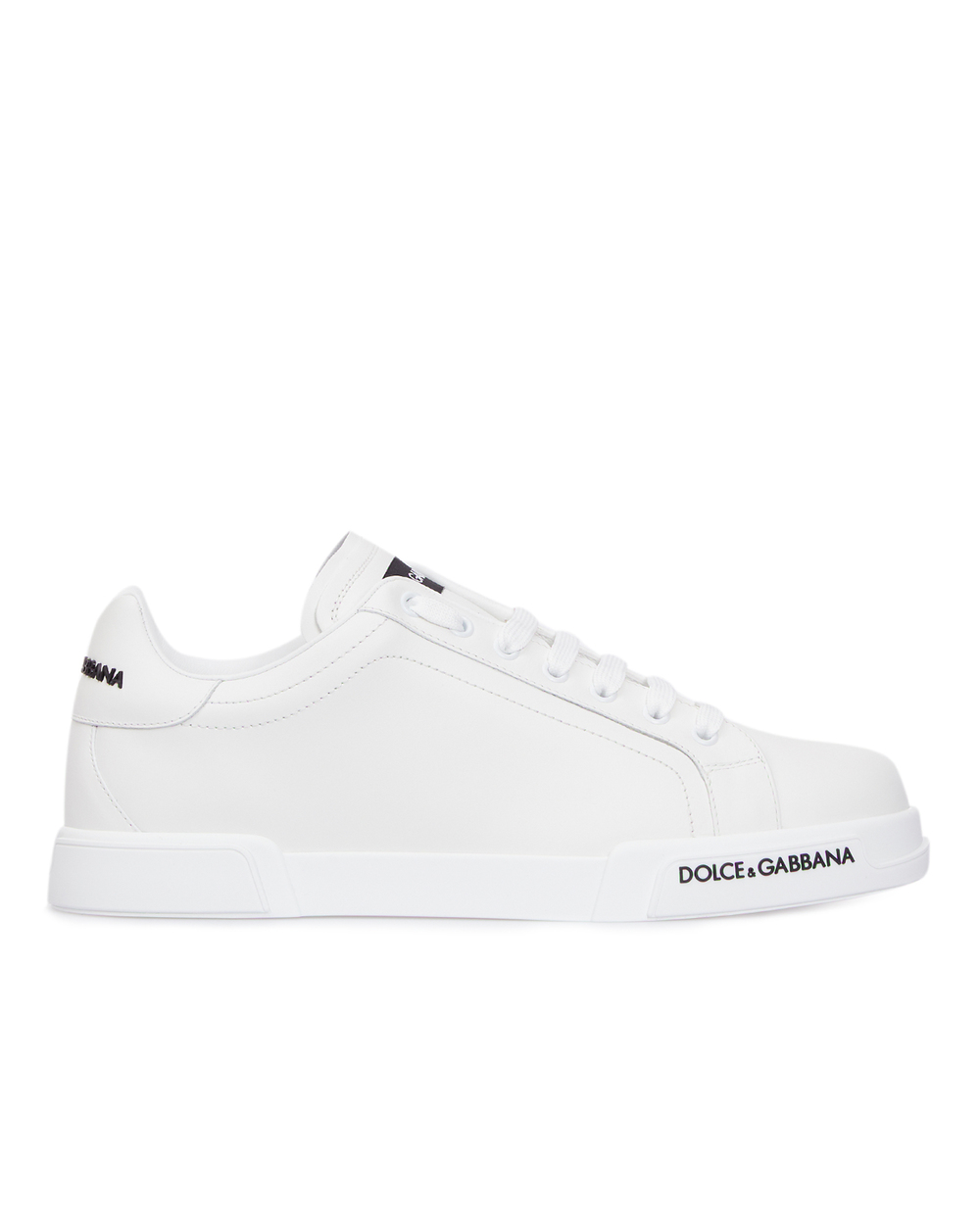 Кожаные сникеры Dolce&Gabbana CS1774-AA335, белый цвет • Купить в интернет-магазине Kameron