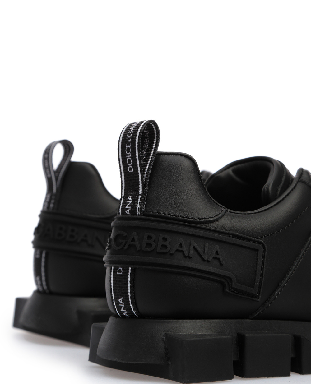 Кожаные кроссовки Dolce&Gabbana DA0711-A3444-L, черный цвет • Купить в интернет-магазине Kameron
