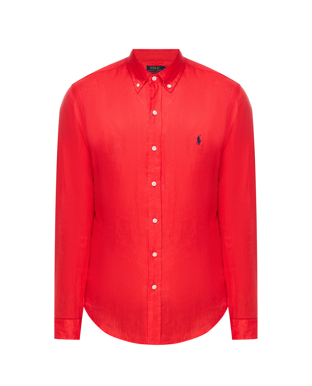 Льняна сорочка Polo Ralph Lauren 710829443018, красный колір • Купити в інтернет-магазині Kameron
