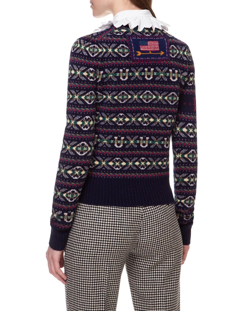 Шерстяной свитер Polo Ralph Lauren 211763861001, разноцветный цвет • Купить в интернет-магазине Kameron