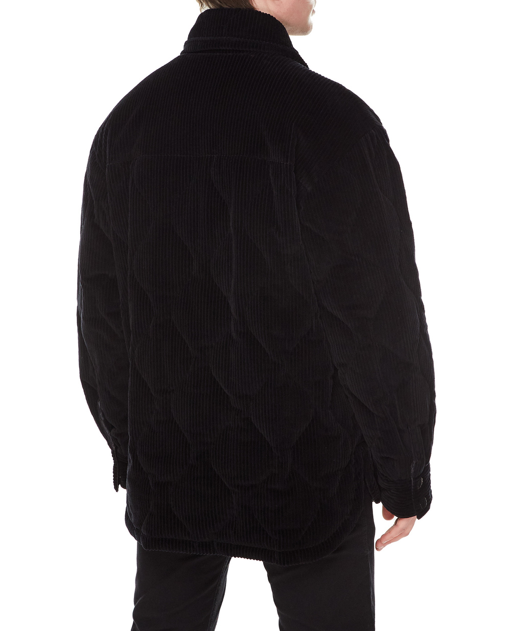 Вельветова куртка Dolce&Gabbana G9XO7T-FUWDU, чорний колір • Купити в інтернет-магазині Kameron