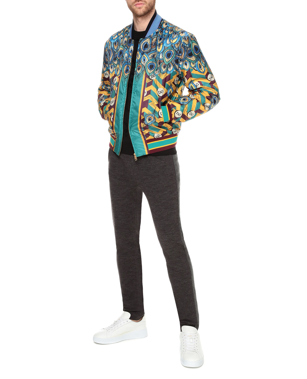 Бомбер Dolce&Gabbana G9TD5T-FHMDG, разноцветный цвет • Купить в интернет-магазине Kameron