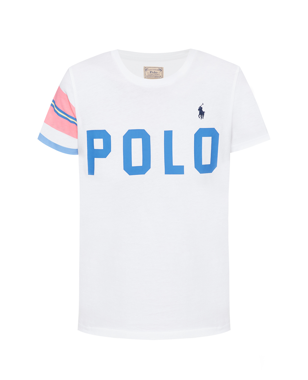 Футболка Polo Ralph Lauren 211838139001, белый цвет • Купить в интернет-магазине Kameron