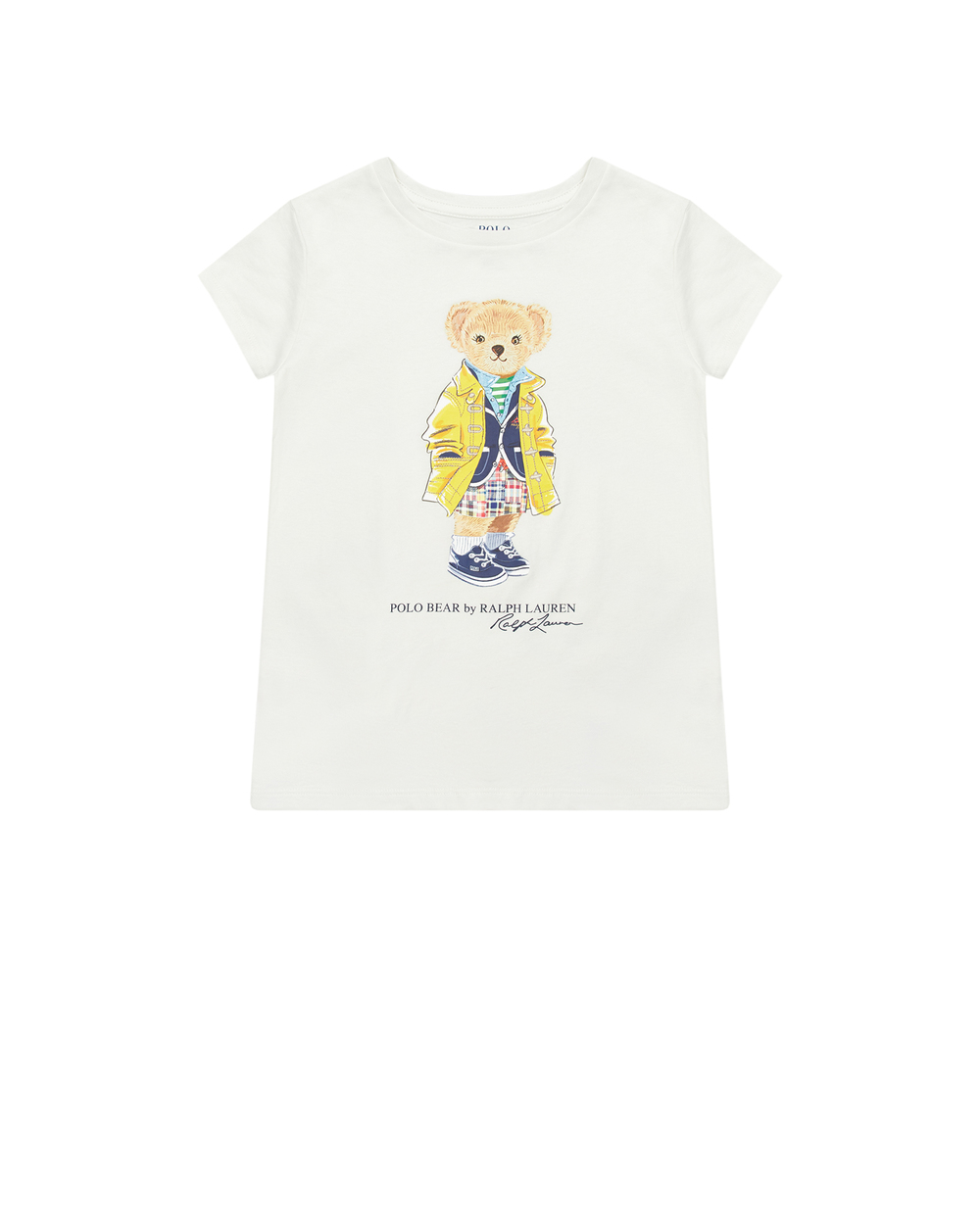 Детская футболка Polo Bear Polo Ralph Lauren Kids 311901142001, белый цвет • Купить в интернет-магазине Kameron