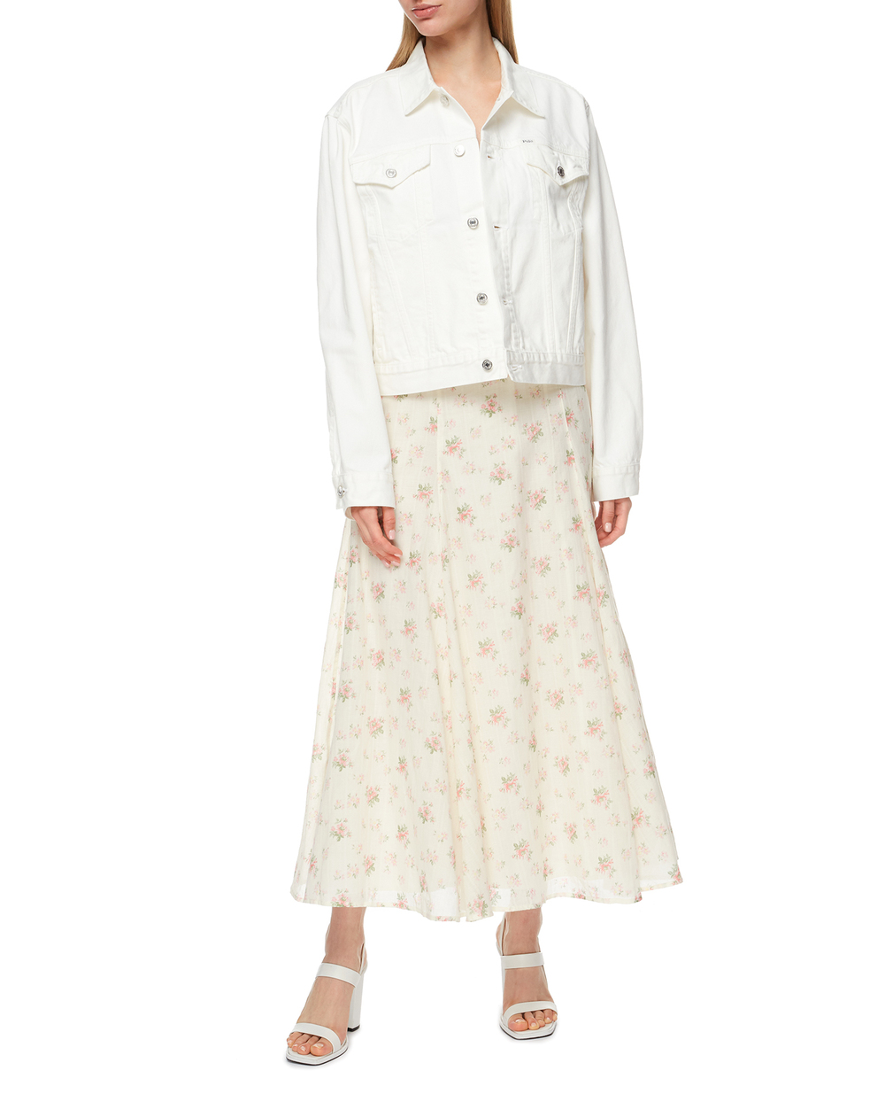 Джинсова куртка Polo Ralph Lauren 211834028001, білий колір • Купити в інтернет-магазині Kameron