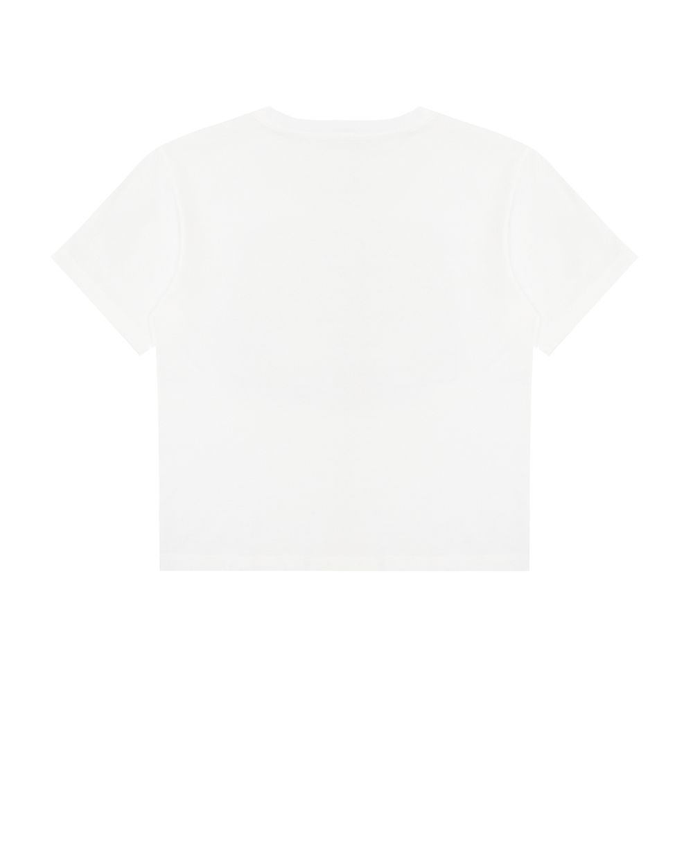 Дитяча футболка Dolce&Gabbana Kids L4JTEY-G7H4A-B, білий колір • Купити в інтернет-магазині Kameron