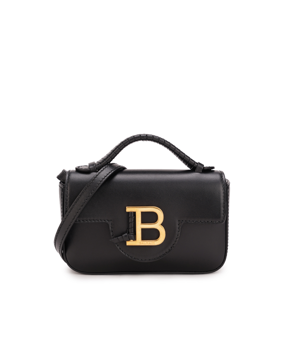 Кожаная сумка B-Buzz Balmain CN1DG811LAVE, черный цвет • Купить в интернет-магазине Kameron