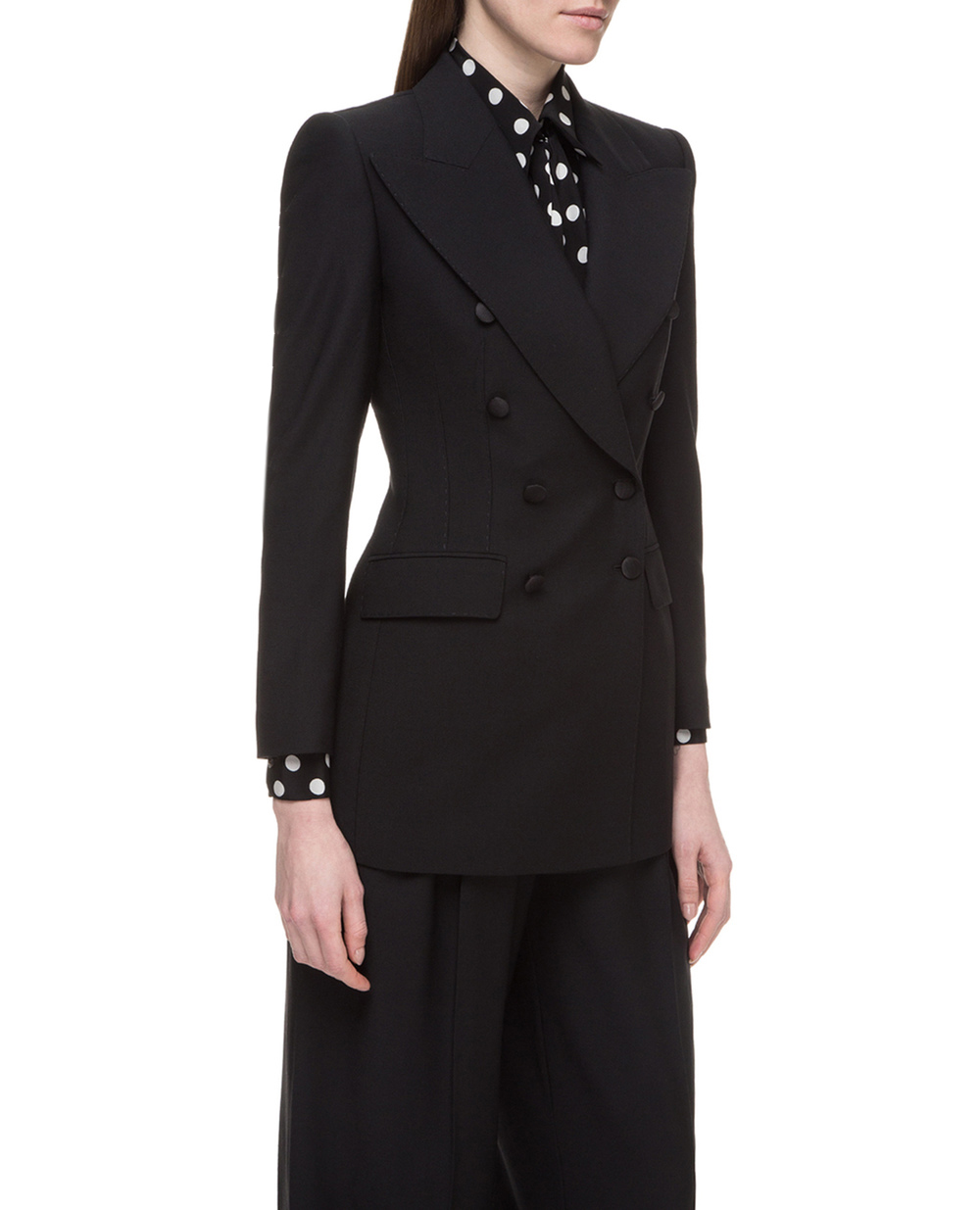 Жакет Dolce&Gabbana F29CRT-FUCEG, чорний колір • Купити в інтернет-магазині Kameron