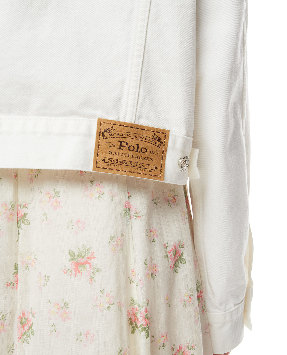 Джинсовая куртка Polo Ralph Lauren 211834028001, белый цвет • Купить в интернет-магазине Kameron