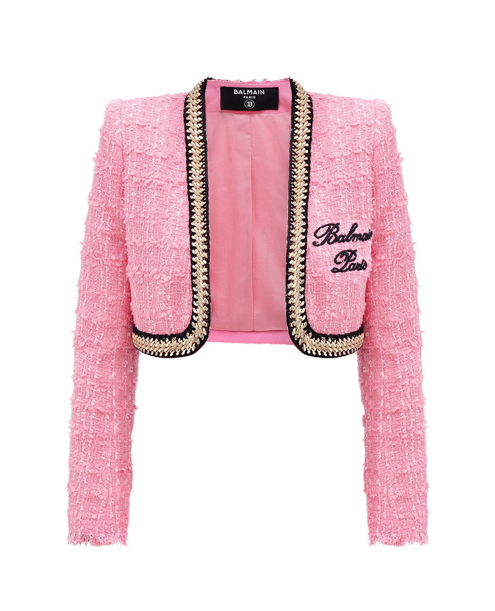 Жакет Balmain CF0SD155CE90, розовый цвет • Купить в интернет-магазине Kameron