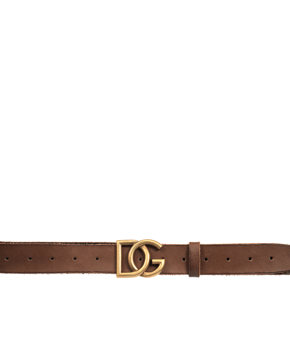 Шкіряний ремінь Dolce&Gabbana BC4518-AW597, коричневий колір • Купити в інтернет-магазині Kameron