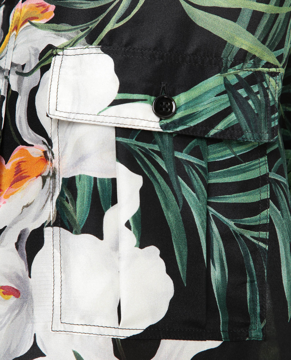 Шелковая блуза Dolce&Gabbana F5M75T-GDV30, разноцветный цвет • Купить в интернет-магазине Kameron