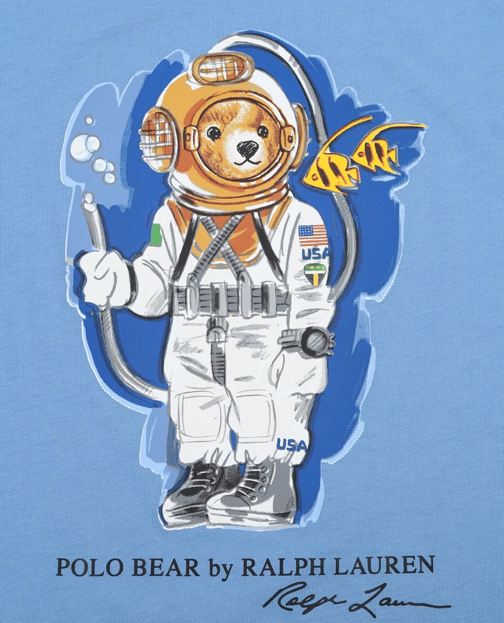Футболка Polo Ralph Lauren Kids 323777150005, голубой цвет • Купить в интернет-магазине Kameron