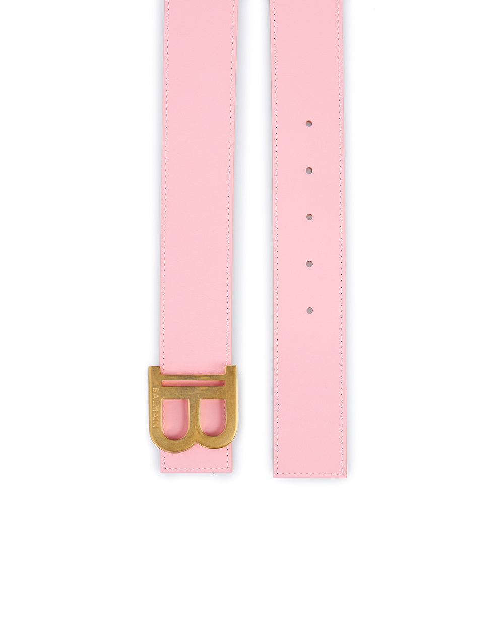 Кожаный ремень Balmain VN1A002LVPT, розовый цвет • Купить в интернет-магазине Kameron