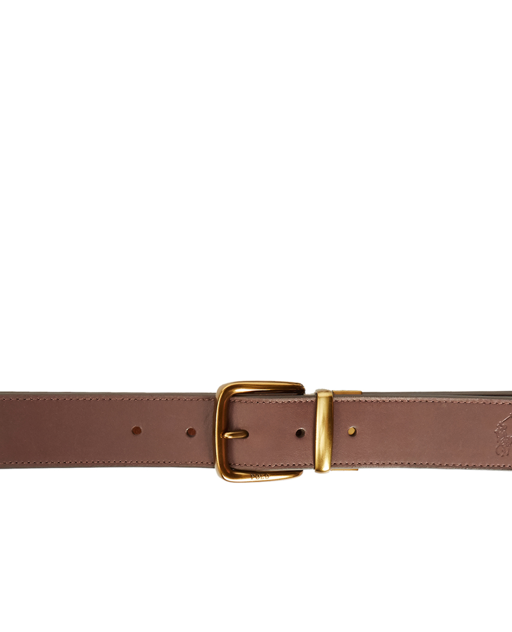 Кожаный ремень Polo Ralph Lauren 405845454001, коричневый цвет • Купить в интернет-магазине Kameron