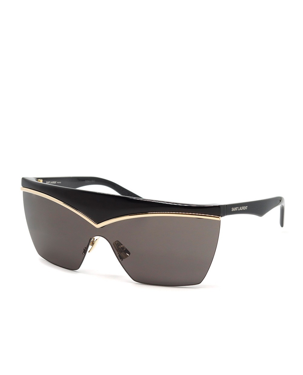Солнцезащитные очки Saint Laurent SL 614 MASK-001, черный цвет • Купить в интернет-магазине Kameron