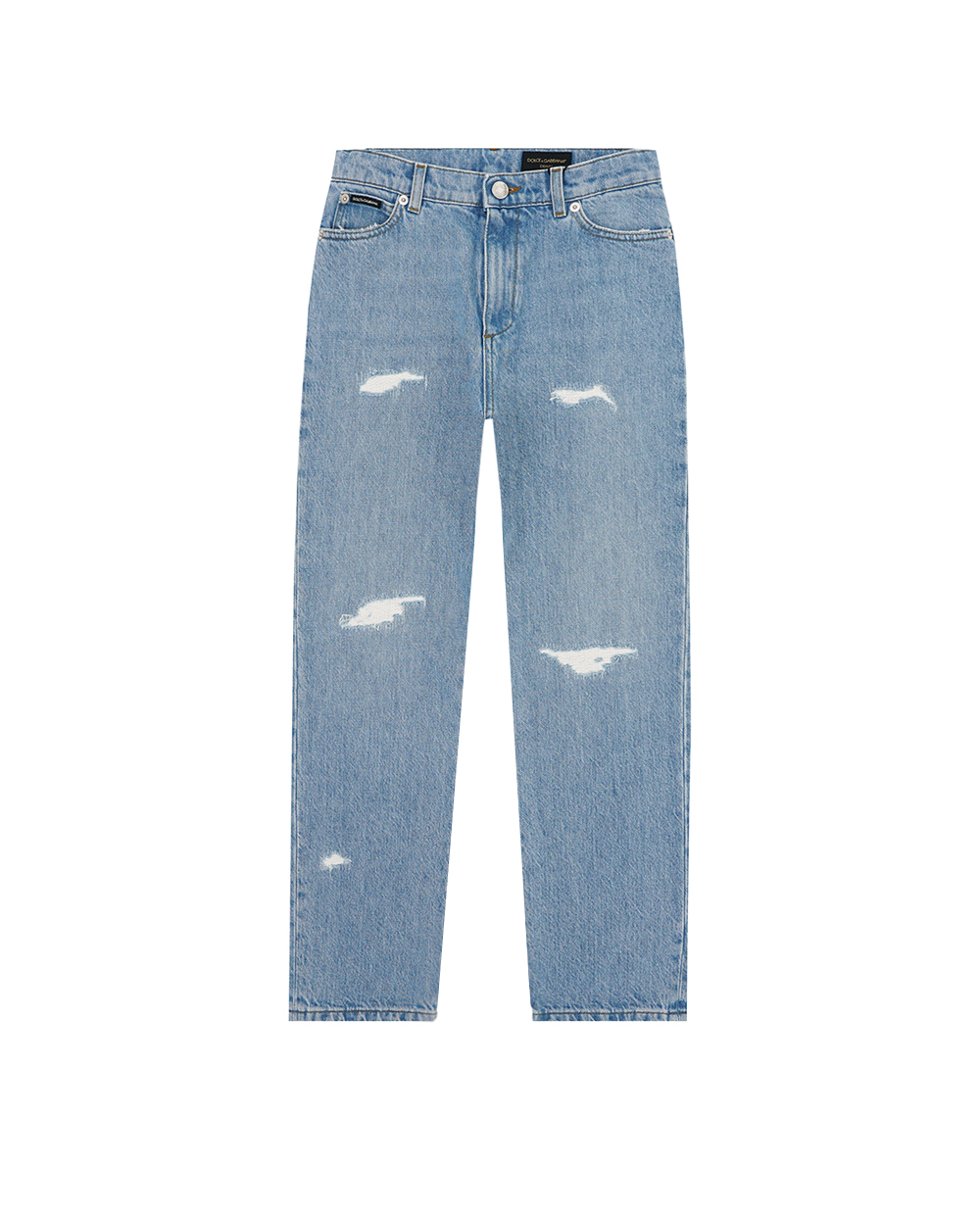 Дитячі джинси Dolce&Gabbana Kids L42F44-LDB88-B, блакитний колір • Купити в інтернет-магазині Kameron