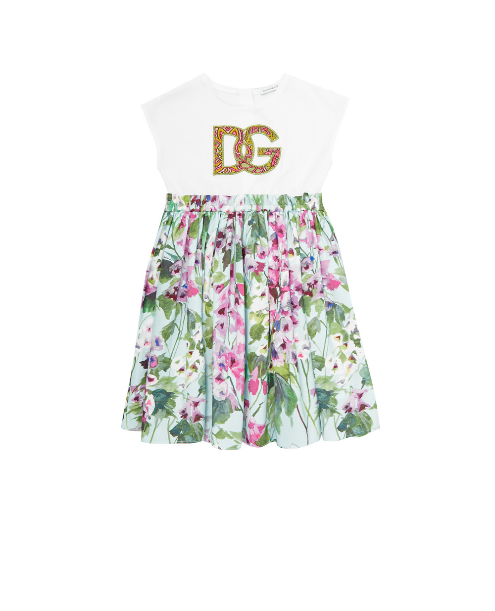 Дитяча сукня Dolce&Gabbana Kids L5JD1S-G7CE9-S, різнокольоровий колір • Купити в інтернет-магазині Kameron