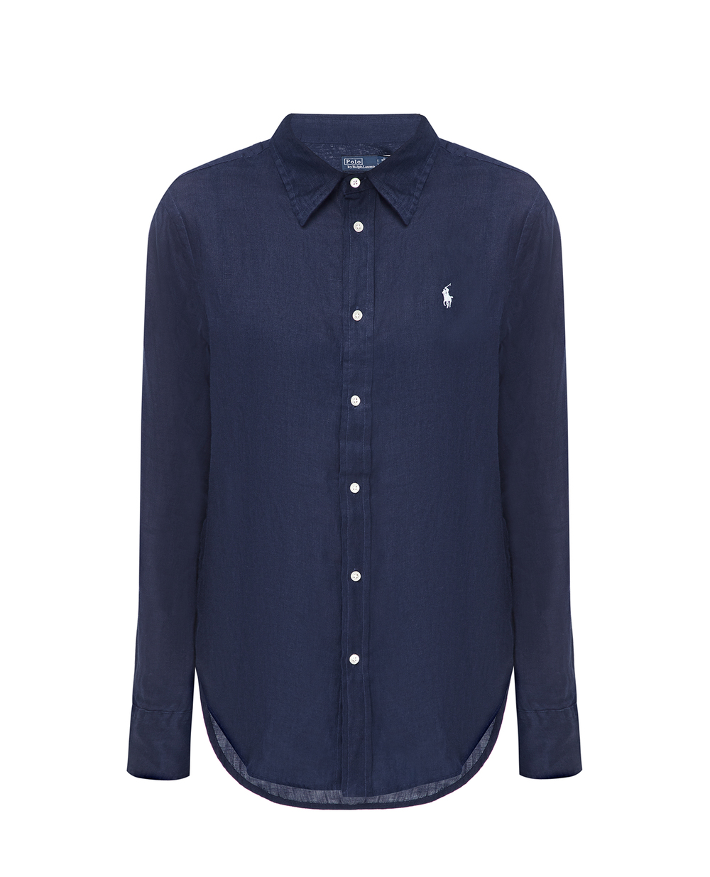 Льняна сорочка Polo Ralph Lauren 211920516007, темно синій колір • Купити в інтернет-магазині Kameron