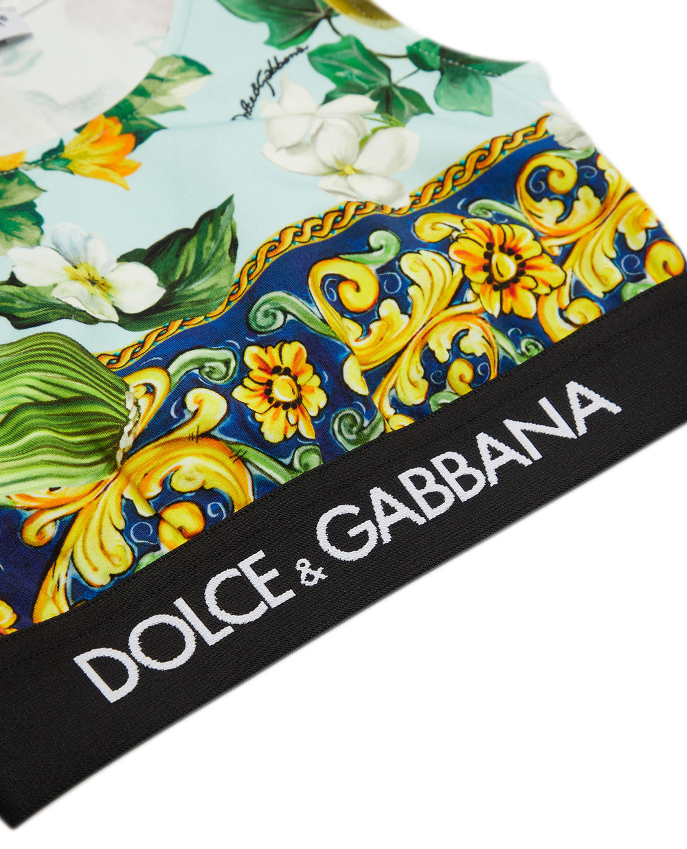Детский топ Dolce&Gabbana Kids L5JN73-G7I0R-B, разноцветный цвет • Купить в интернет-магазине Kameron