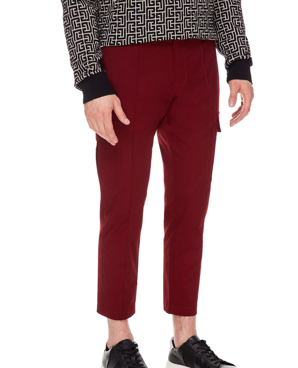 Штани Dolce&Gabbana GWBWET-FUFJR, бордовий колір • Купити в інтернет-магазині Kameron