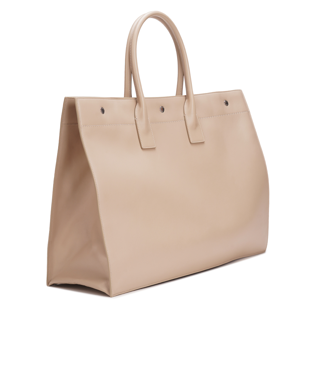Шкіряна сумка Rive Gauche Large Saint Laurent 587273-CWTKE, бежевий колір • Купити в інтернет-магазині Kameron