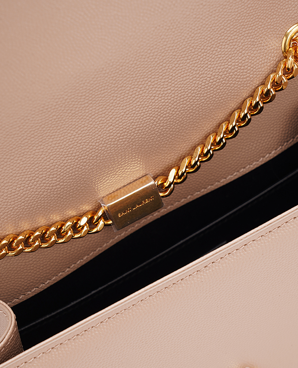 Кожаная сумка Kate Small Saint Laurent 469390-BOW01, бежевый цвет • Купить в интернет-магазине Kameron