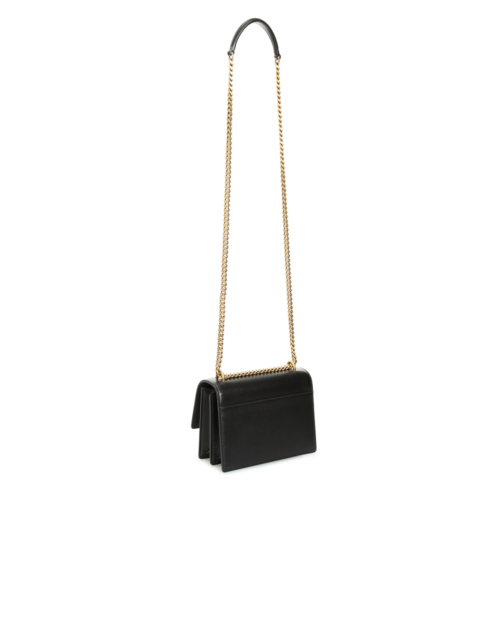 Шкіряна сумка Saint Laurent 441972-D4267, чорний колір • Купити в інтернет-магазині Kameron
