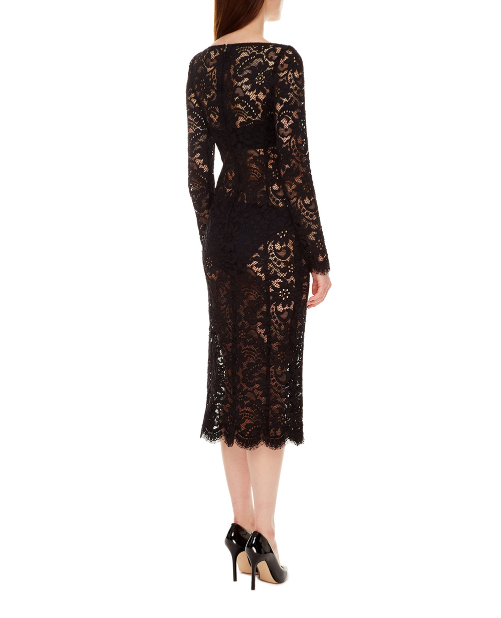 Платье Dolce&Gabbana F6ZB4T-FLM96, черный цвет • Купить в интернет-магазине Kameron