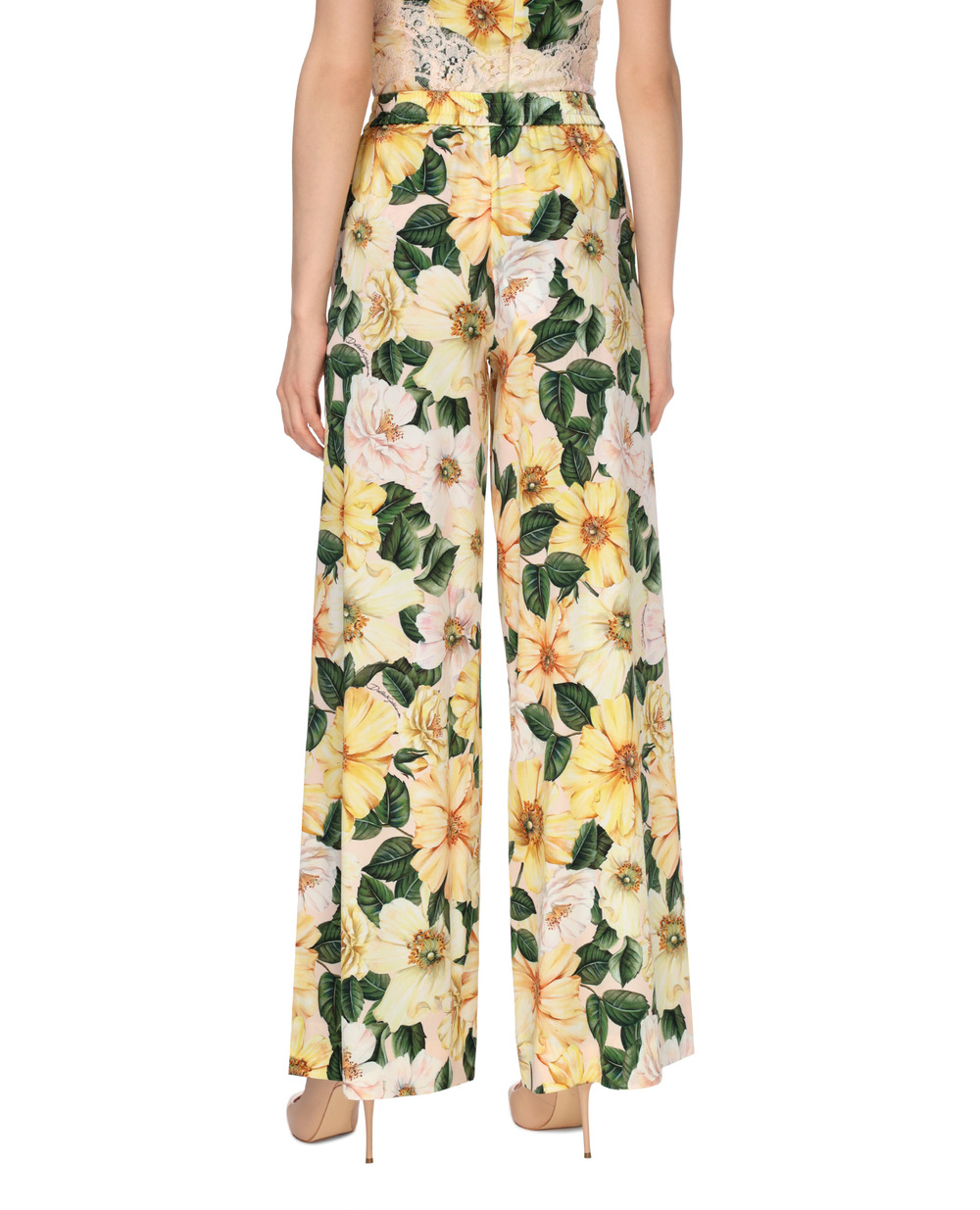 Низ от пижамы Dolce&Gabbana FTBT3T-FSA0E, желтый цвет • Купить в интернет-магазине Kameron